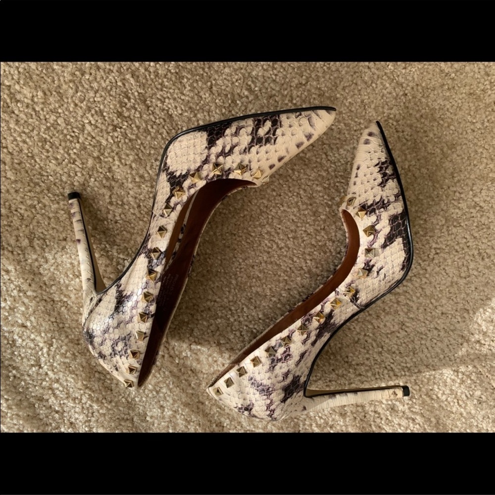Steve Madden Snake Skin Stilettos